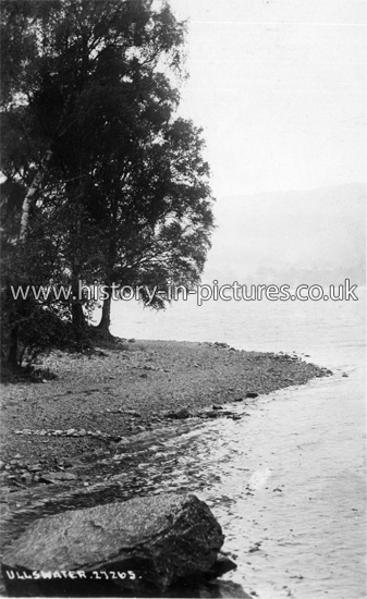 The Lake, Ullswater, Cumbria. c.1905.